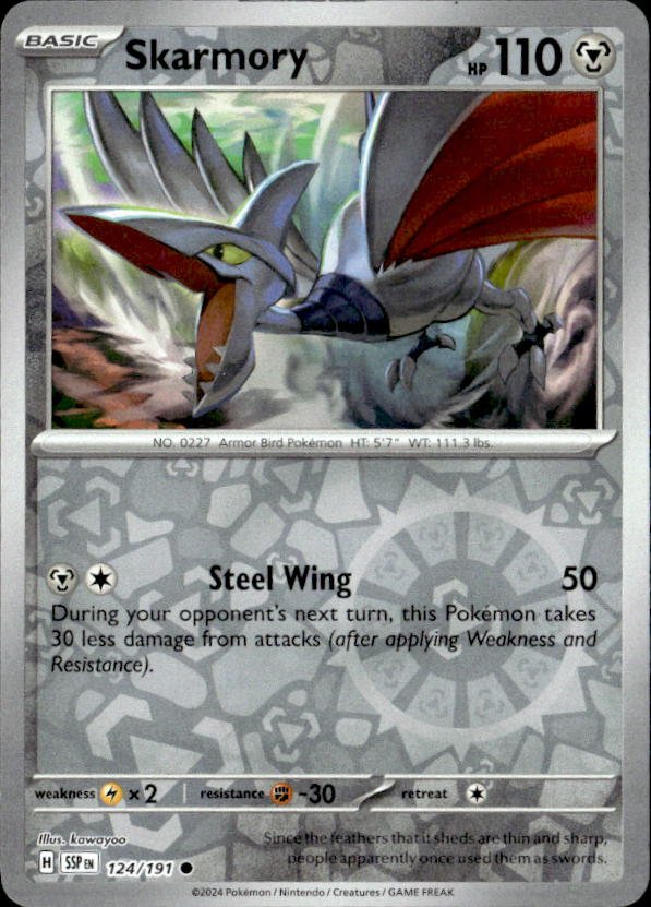 2024 Pokemon Scarlet And Violet Skarmory graded slab