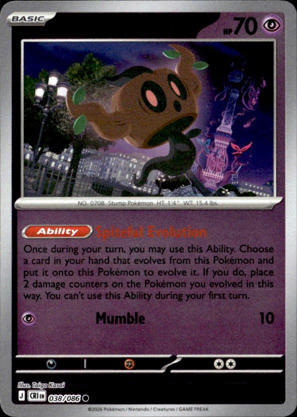 2026 Pokemon Mega Evolution Phantump graded slab