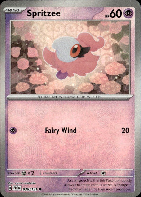 2025 Pokemon Scarlet And Violet Spritzee graded slab