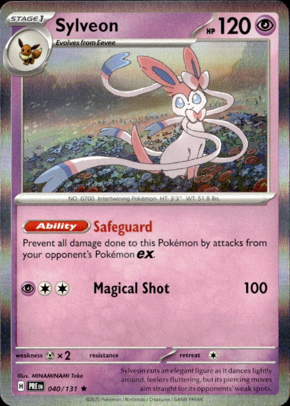 2025 Pokemon Scarlet And Violet Sylveon graded slab
