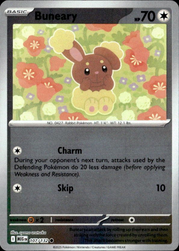 2025 Pokemon Mega Evolution Buneary graded slab
