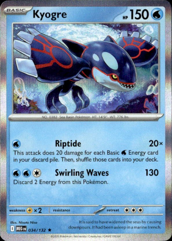 Kyogre graded slab