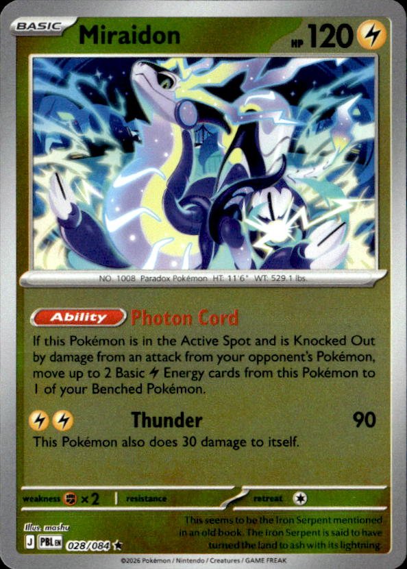 2026 Pokemon Mega Evolution Miraidon graded slab