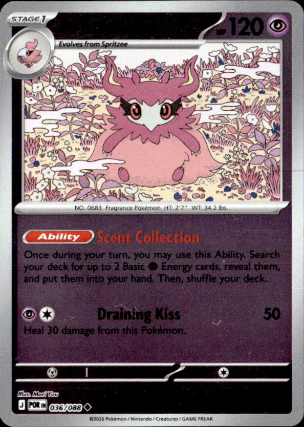 2026 Pokemon Mega Evolution Aromatisse graded slab