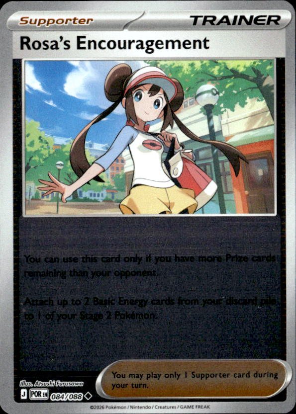 2026 Pokemon Mega Evolution Rosa'S Encouragement graded slab