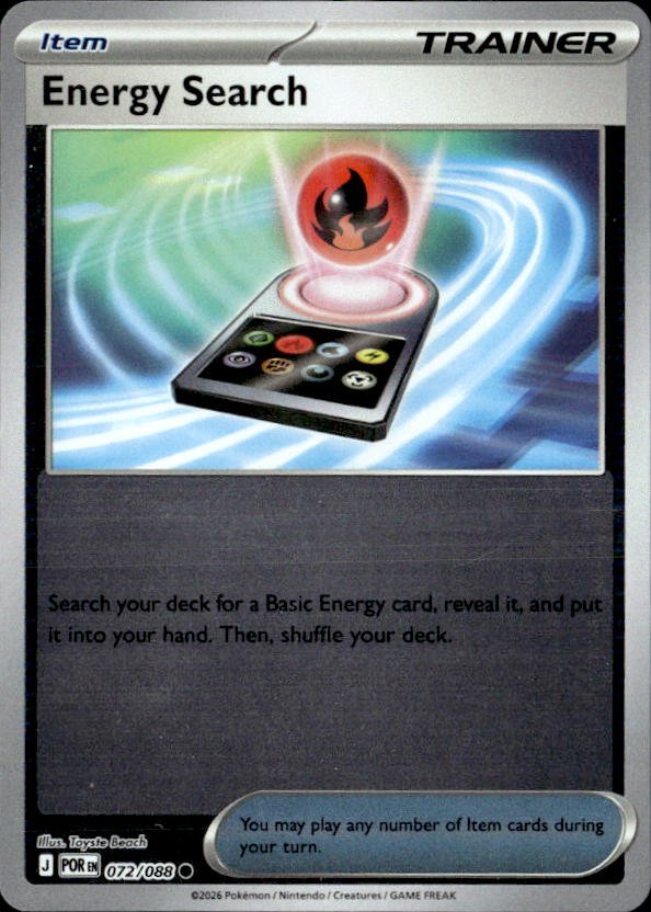 2026 Pokemon Mega Evolution Energy Search graded slab