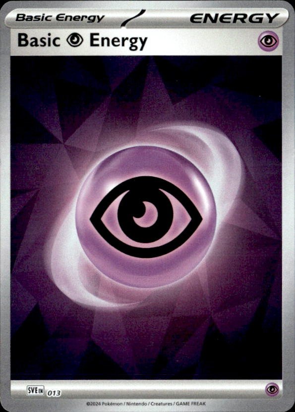 2023 Sve Scarlet & Violet Energies Basic Psychic Energy graded slab