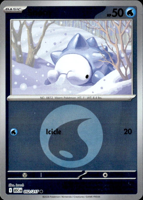 2026 Pokemon Mega Evolution Snom graded slab
