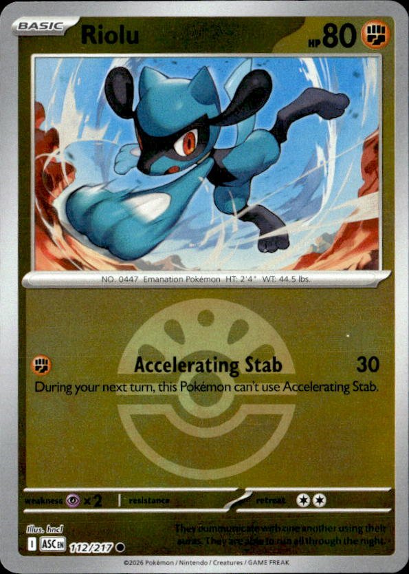 2026 Pokemon Mega Evolution Riolu graded slab