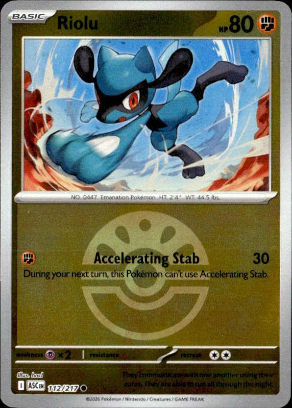 2026 Pokemon Mega Evolution Riolu graded slab