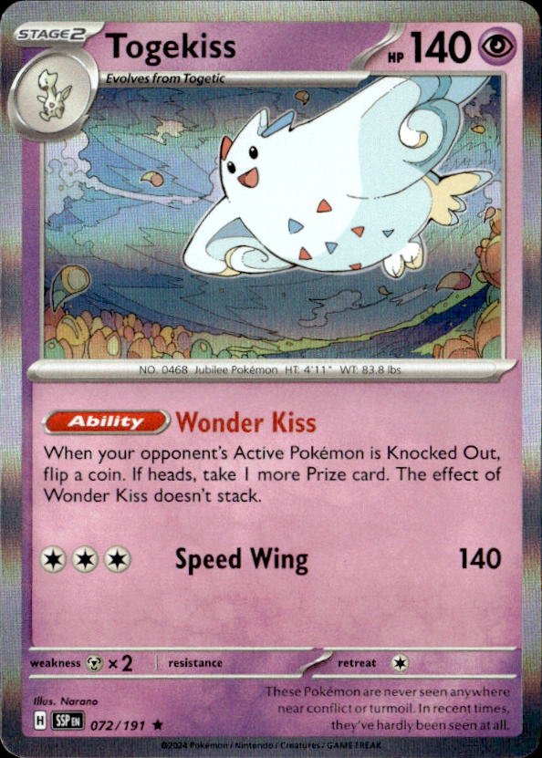 2026 Pokemon Mega Evolution Togekiss graded slab