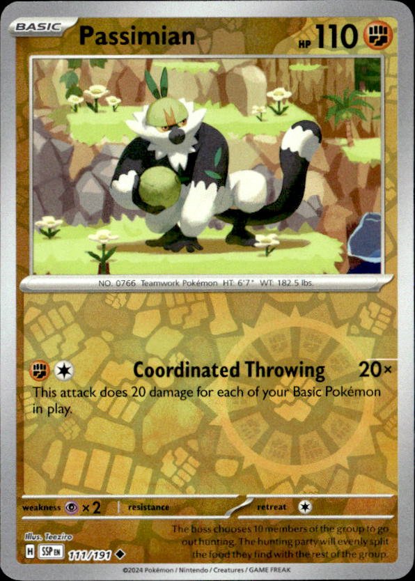 2024 Pokemon Scarlet And Violet Passimian graded slab