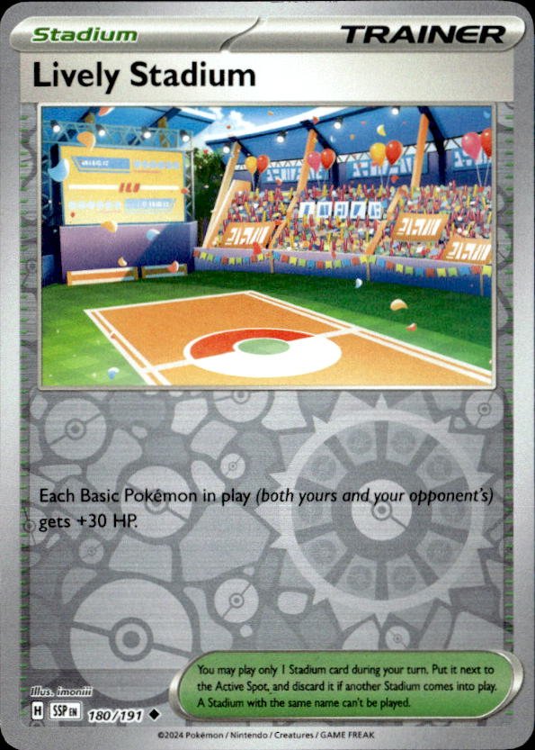 2024 Pokemon Scarlet And Violet Lively Stadium graded slab