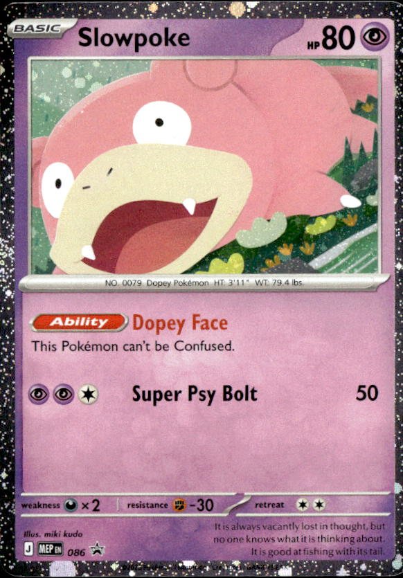 2025 Me Mega Evolution Promo Slowpoke graded slab