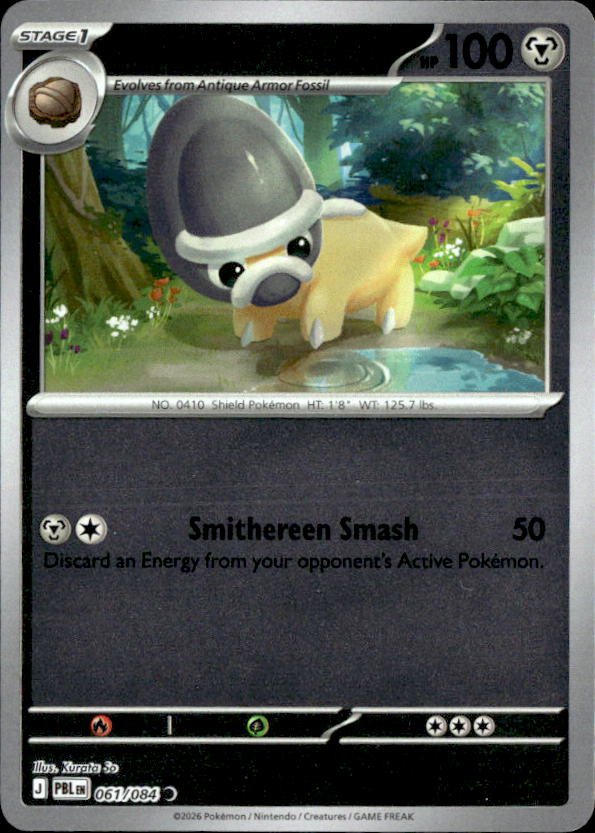 2026 Pokemon Mega Evolution Shieldon graded slab