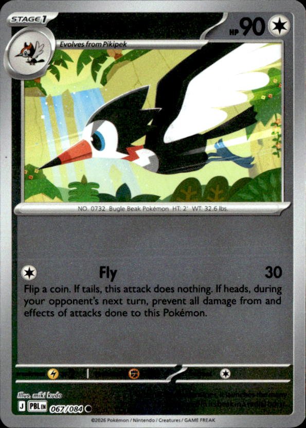 2026 Pokemon Mega Evolution Trumbeak graded slab