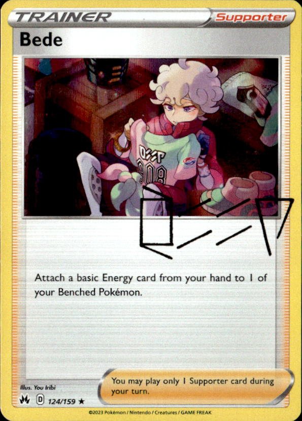 2023 Pokemon Sword And Shield Bede graded slab