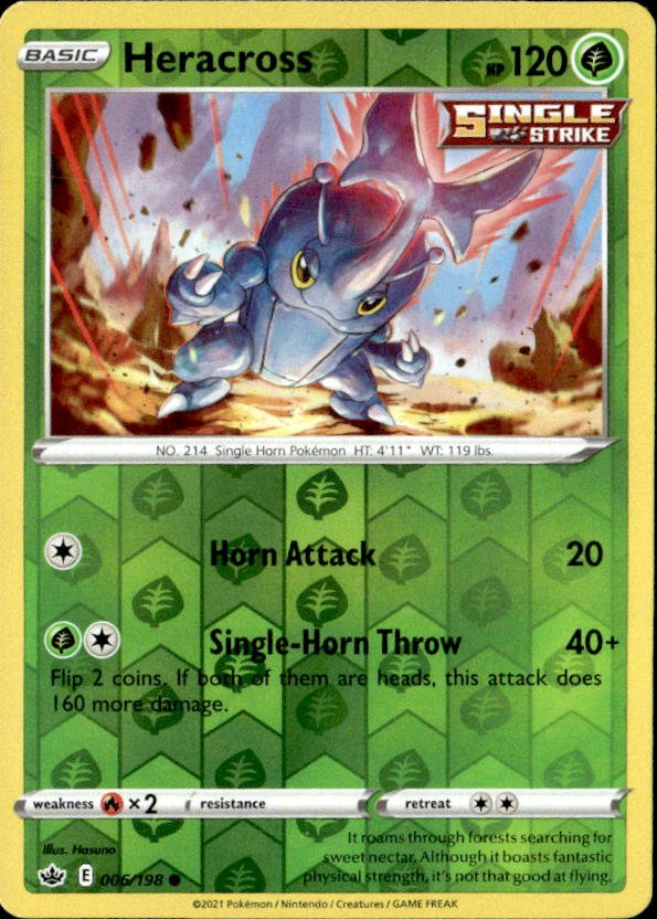 2021 Pokemon Sword And Shield Heracross graded slab