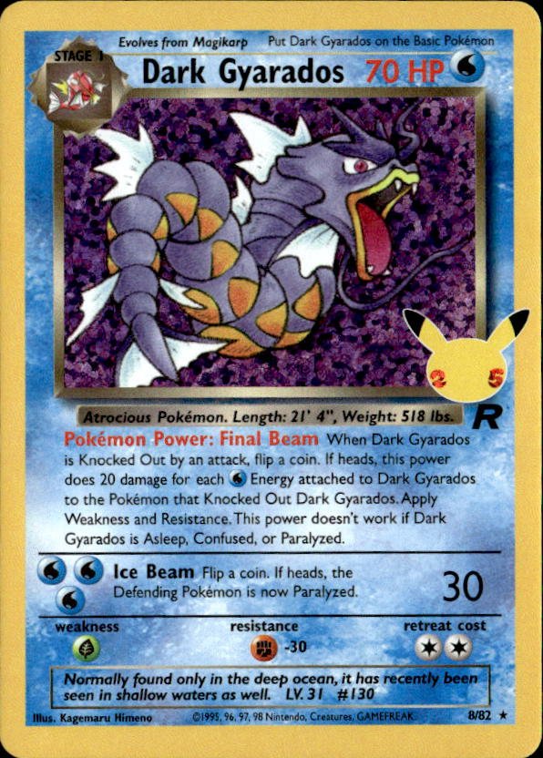 2021 Pokemon Sword And Shield Dark Gyarados graded slab