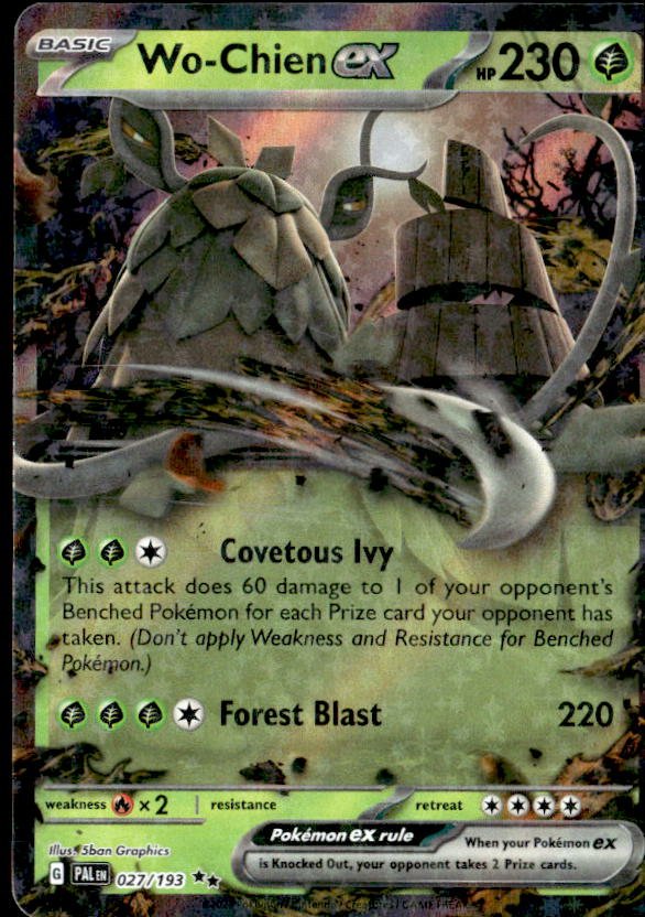 2023 Pokemon Scarlet And Violet Wo-ChienEX graded slab