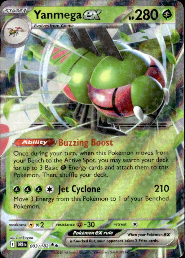 2025 Pokemon Scarlet And Violet Yanmega Ex graded slab
