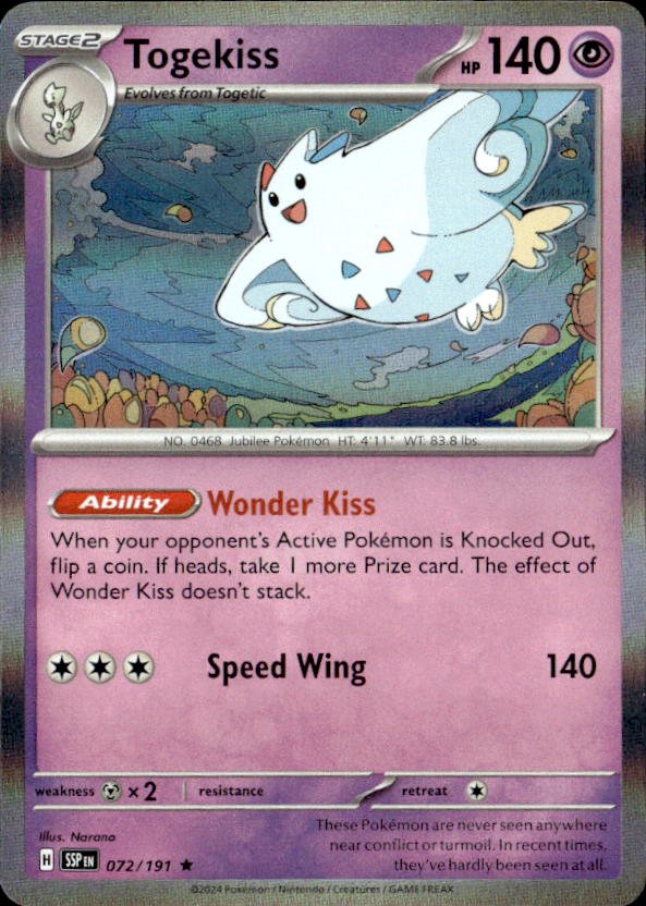 2026 Pokemon Mega Evolution Togekiss graded slab