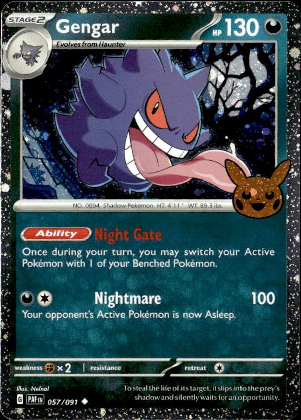 2024 Pokemon Scarlet And Violet Gengar graded slab