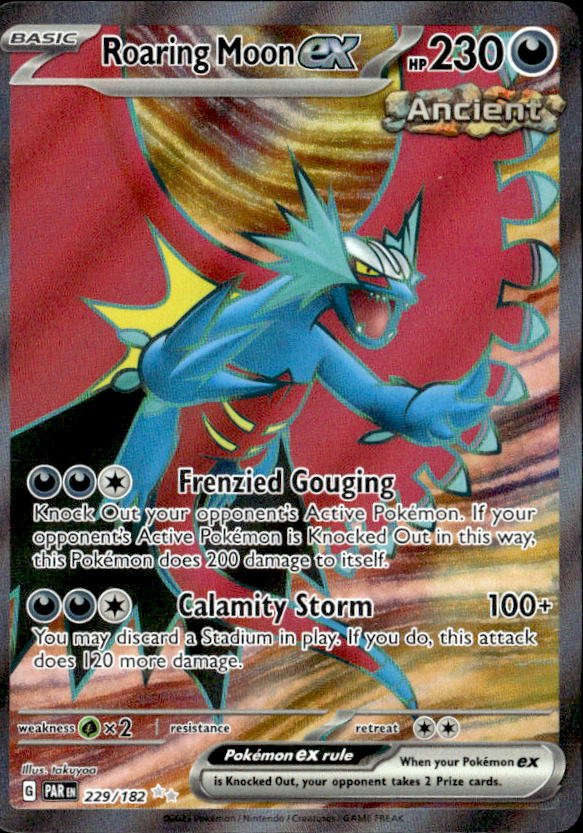 2023 Pokemon Scarlet And Violet Roaring MoonEX graded slab