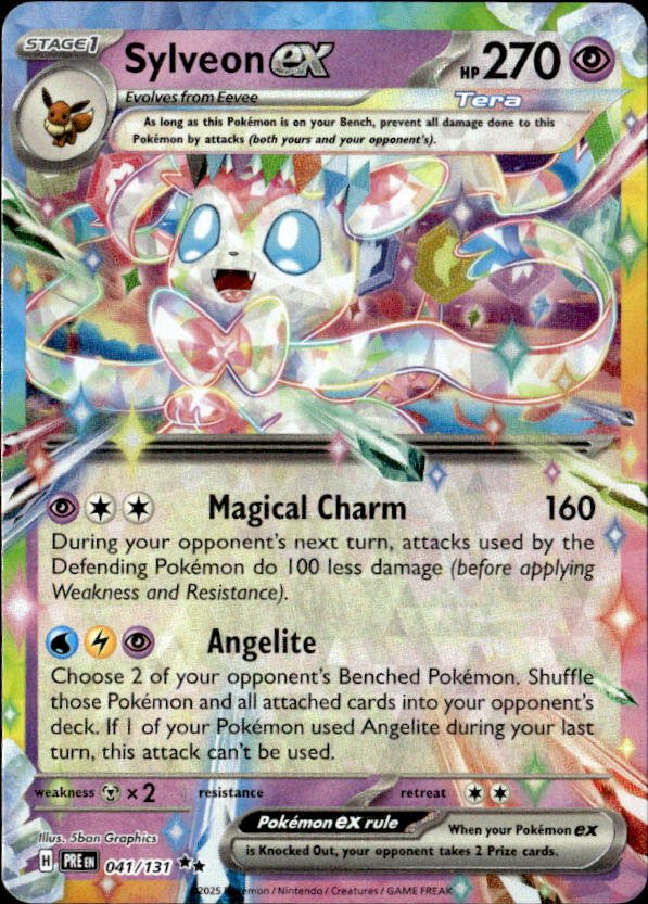 2025 Pokemon Scarlet And Violet SylveonEX graded slab