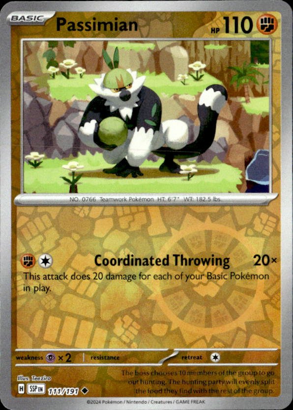 2024 Pokemon Scarlet And Violet Passimian graded slab