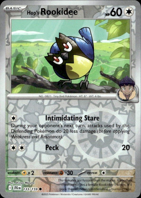 2025 Pokemon Scarlet And Violet Hop'S Rookidee graded slab