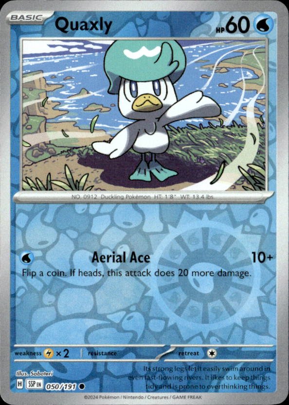 2024 Pokemon Scarlet And Violet Quaxly graded slab