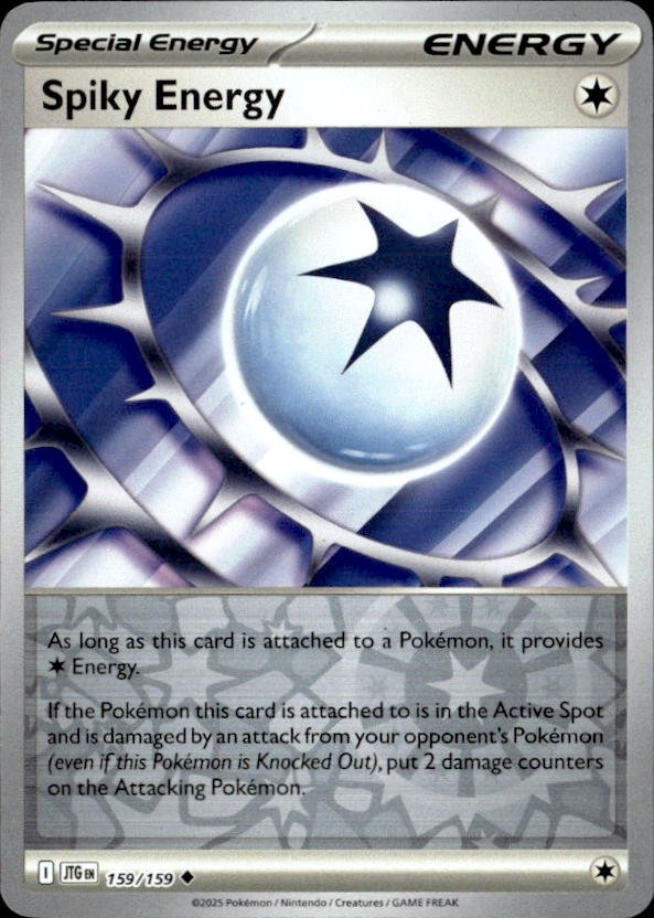 2025 Pokemon Scarlet And Violet Spiky Energy graded slab