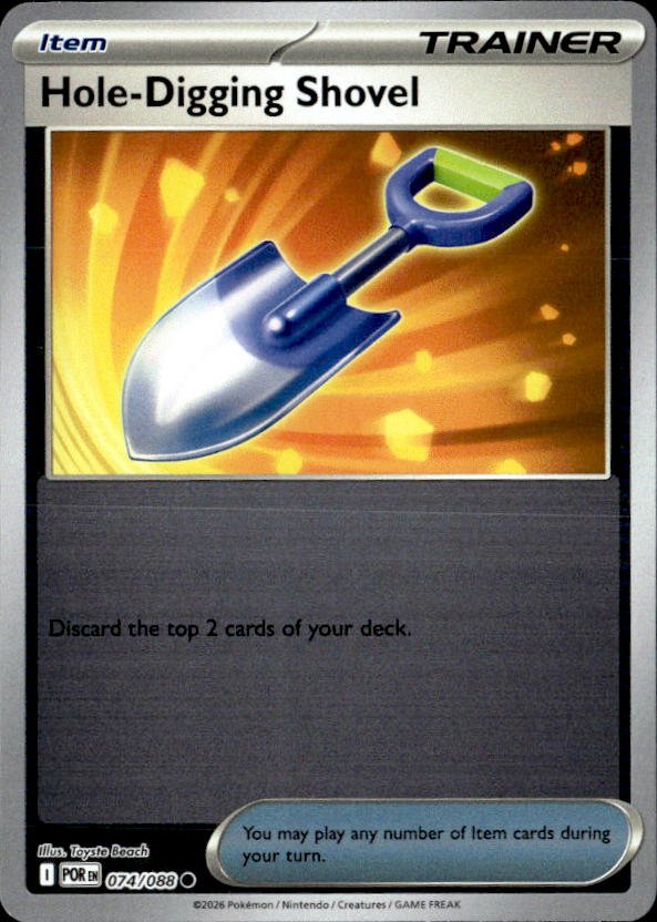 2026 Pokemon Mega Evolution Hole-Digging Shovel graded slab