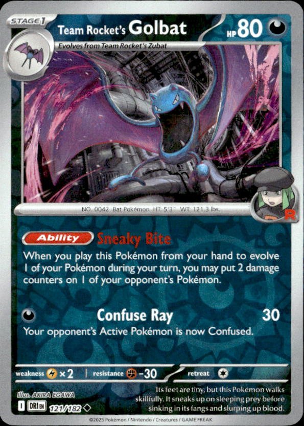 Team Rocket'S Golbat graded slab