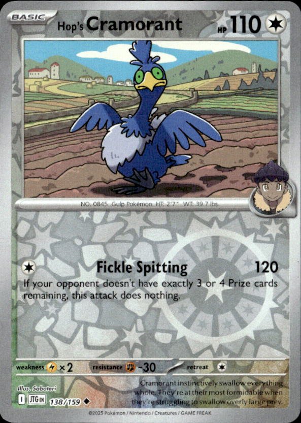 2026 Pokemon Mega Evolution Hop'S Cramorant graded slab