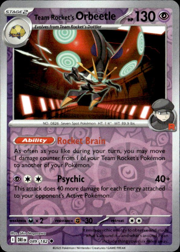 Team Rocket's Orbeetle graded slab
