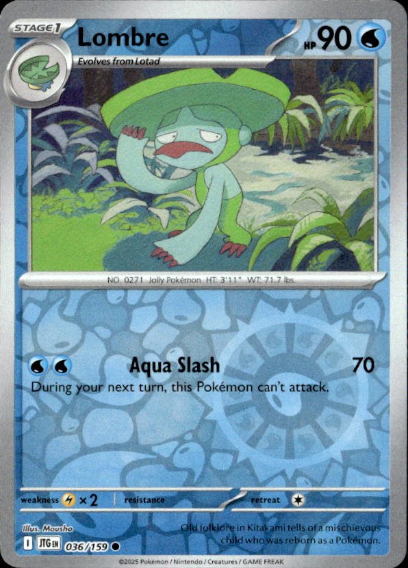 2025 Pokemon Scarlet And Violet Lombre graded slab