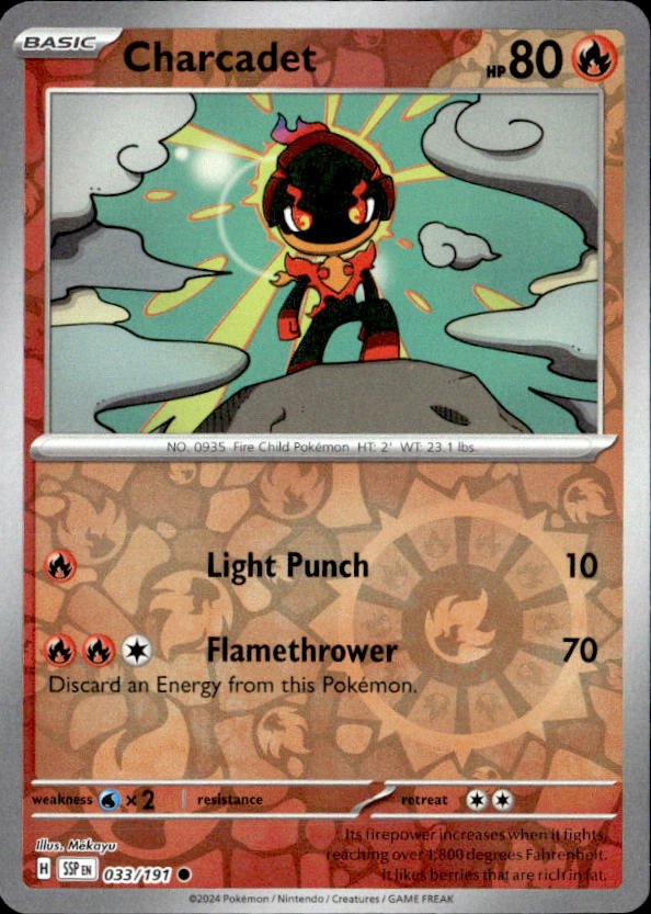 2024 Pokemon Scarlet And Violet Charcadet graded slab