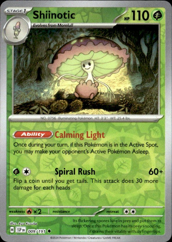 2024 Pokemon Scarlet And Violet Shiinotic graded slab