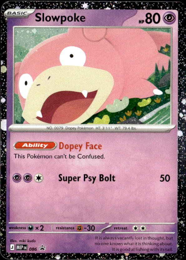 2025 Me Mega Evolution Promo Slowpoke graded slab
