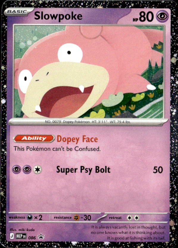 2025 Me Mega Evolution Promo Slowpoke graded slab
