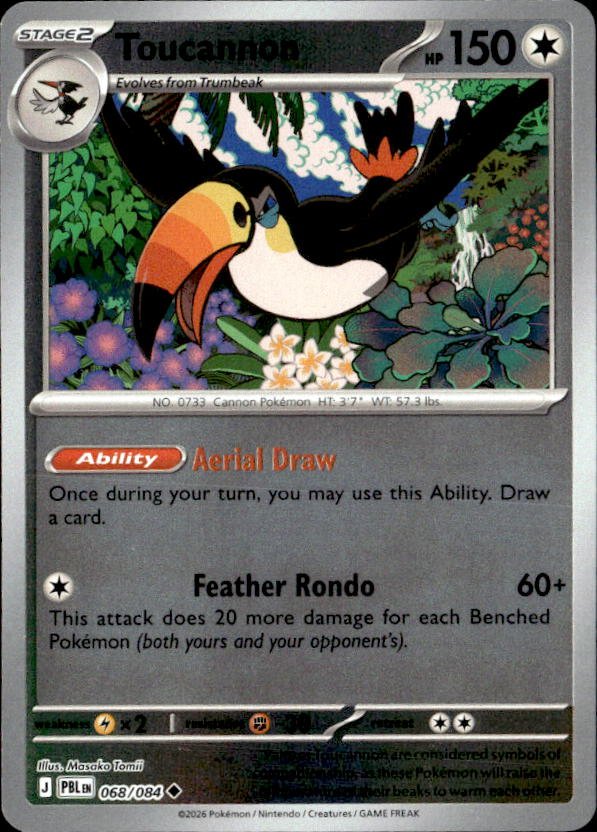 2026 Pokemon Mega Evolution Toucannon graded slab
