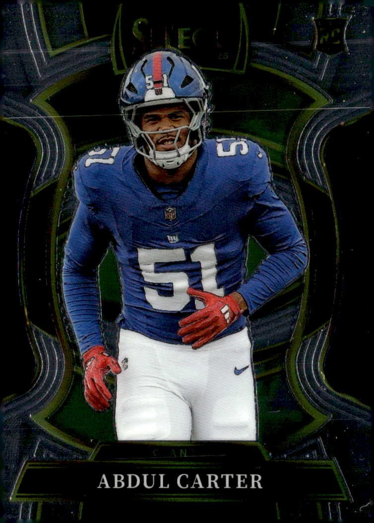 2025 Select Abdul Carter graded slab