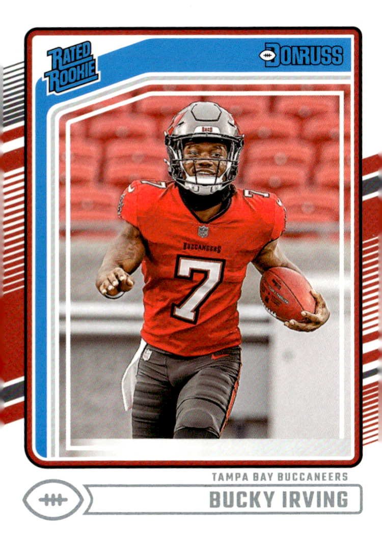2024 Donruss Bucky Irving graded slab