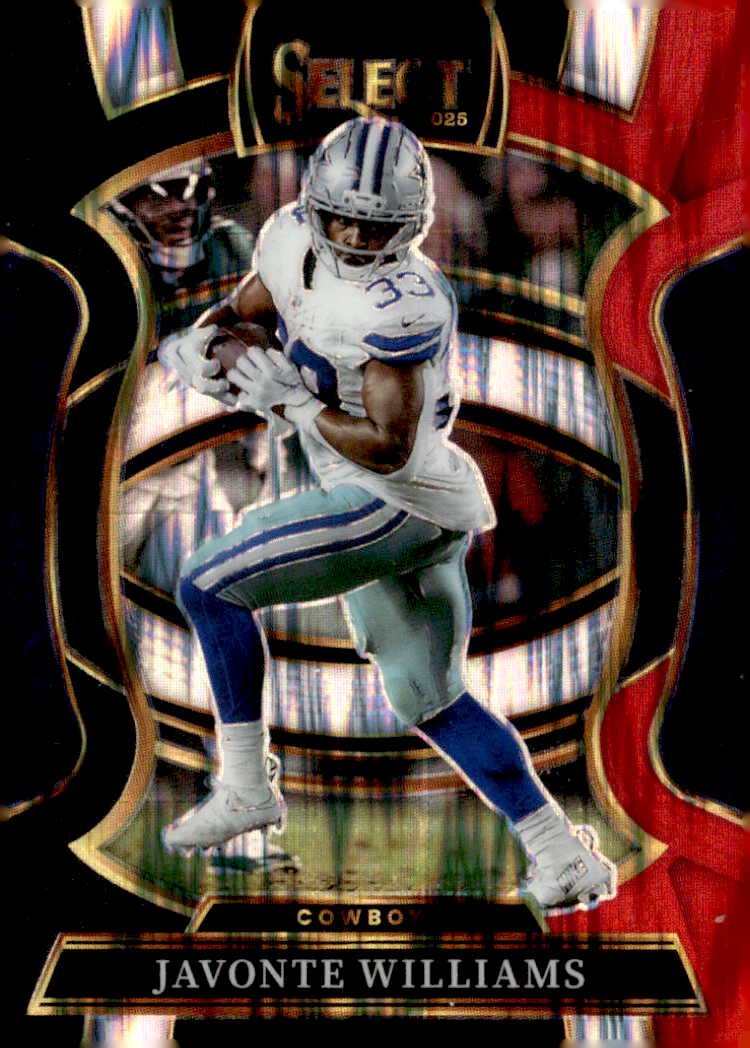 2025 Select Javonte Williams graded slab