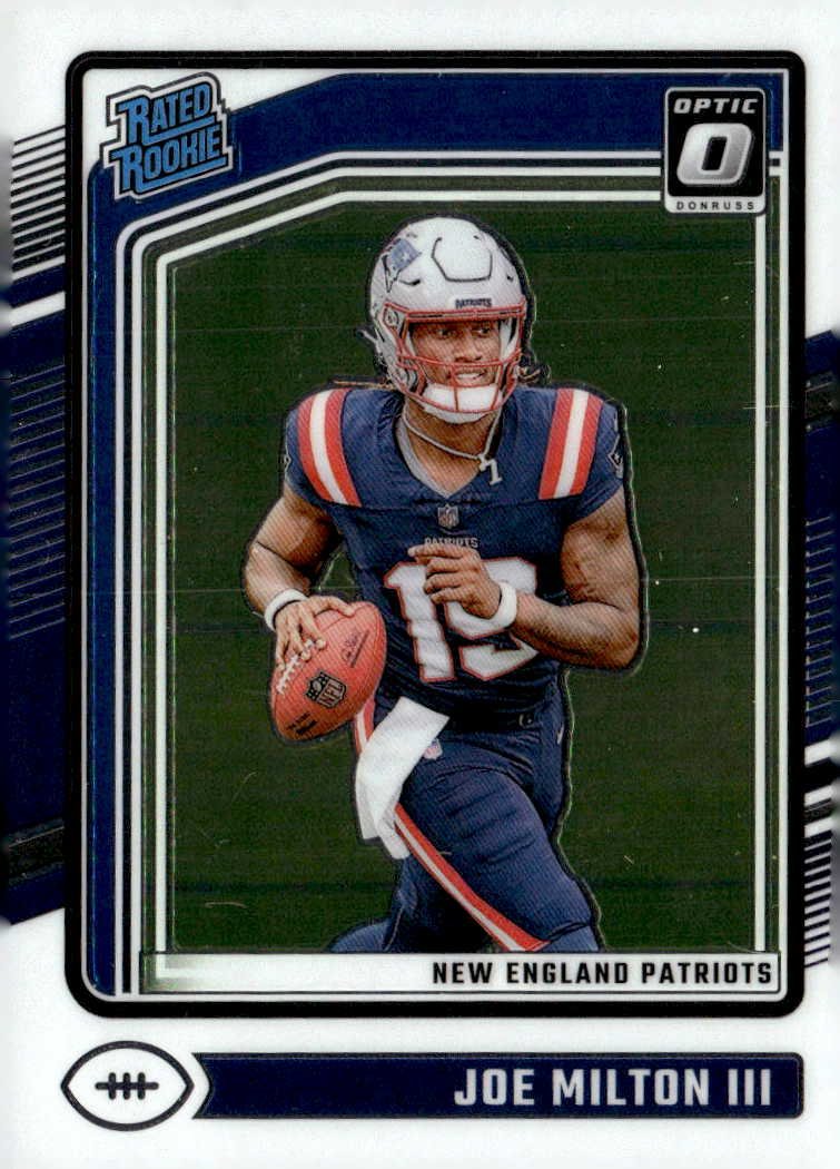 2024 Optic Joe Milton III graded slab