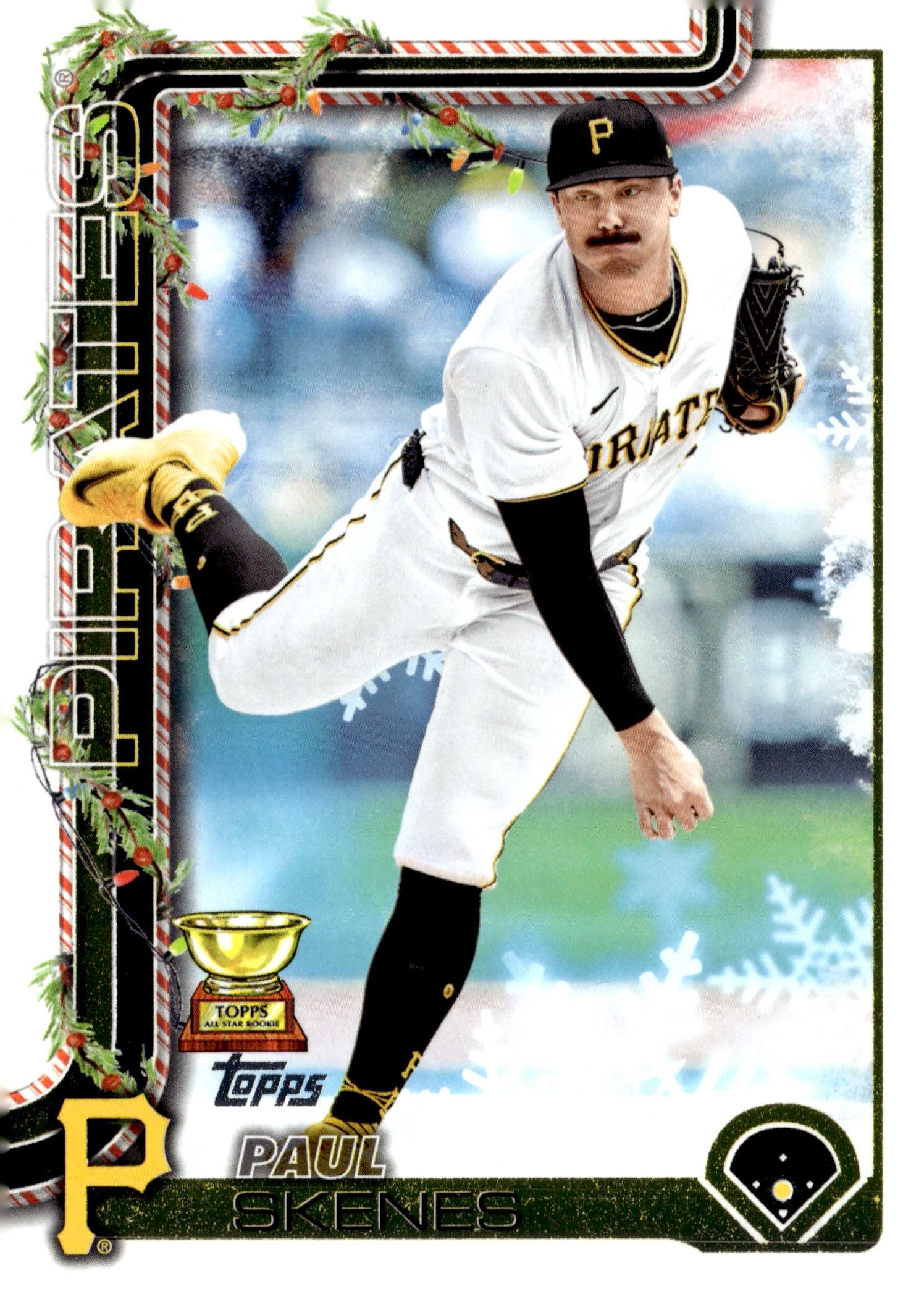 2025 Topps Holiday Paul Skenes graded slab