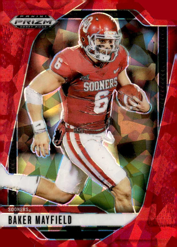 2025 Prizm Draft Picks Baker Mayfield graded slab