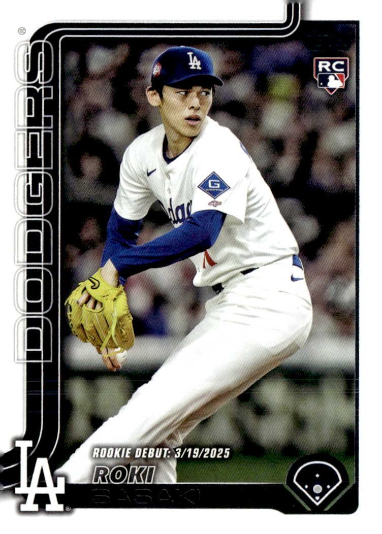 2025 Topps Update Roki Sasaki graded slab